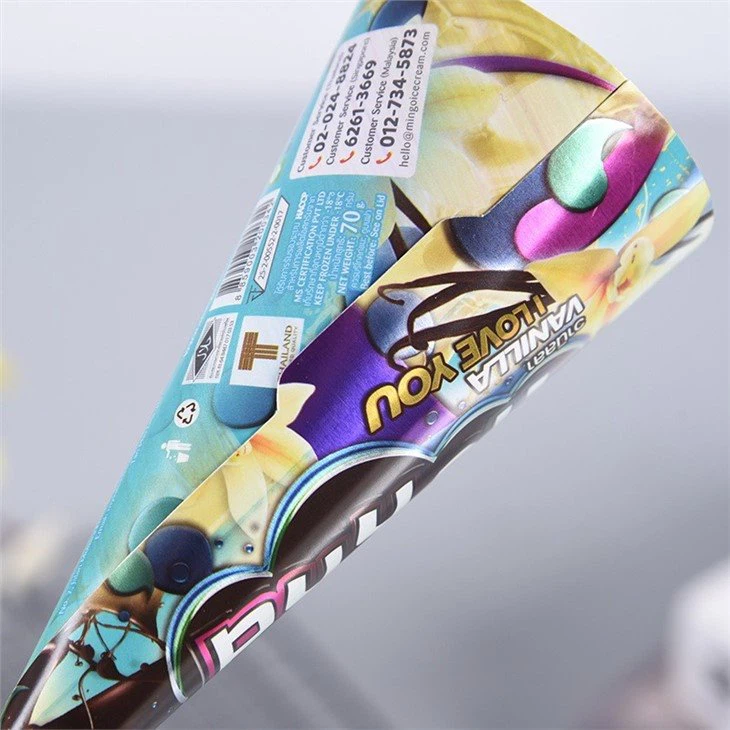 custom printed ice cream cone sleeves