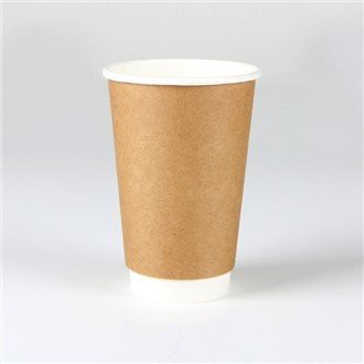 Tasses à café en papier kraft à double paroi