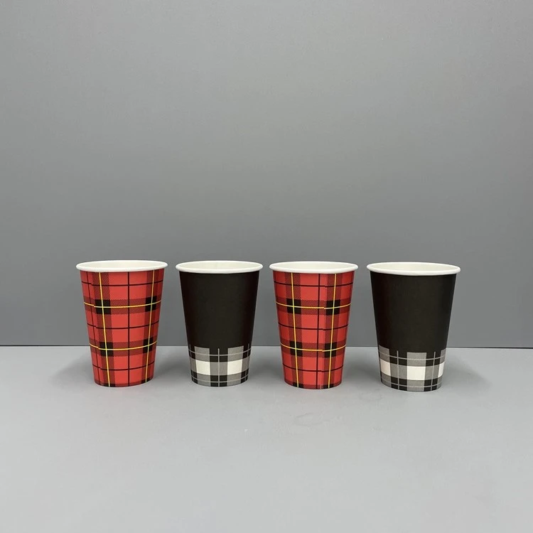 Red anb Black Scotty Paper Cups Red anb Black Scotty Paper Cups
