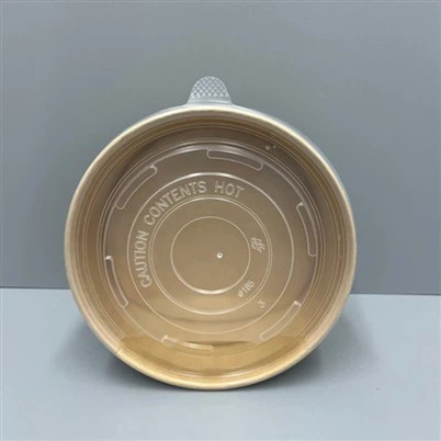 Bols alimentaires Kraft avec couvercles